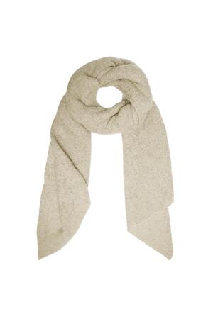 Scarf Comfy Winter White Polyester h5 